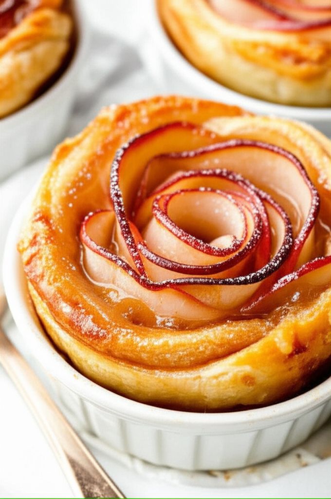 Individual Honeycrisp Apple Tarts