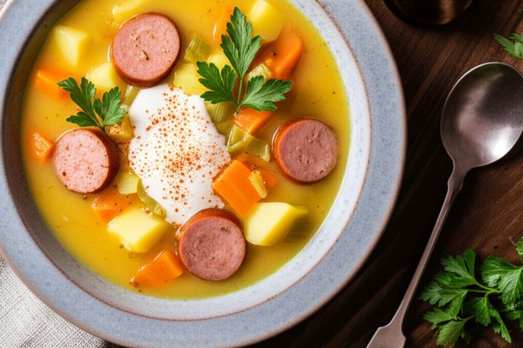 Kartoffelsuppe nach Bayrischer Art (Bavarian Potato Soup)
