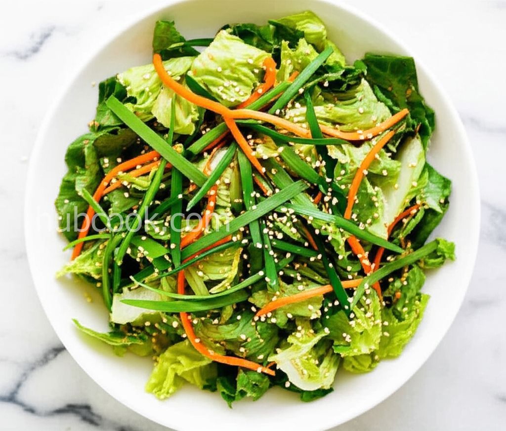 Korean Salad with Sesame Dressing