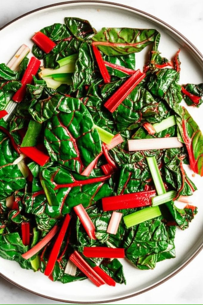 Lemon-Garlic Rainbow Chard