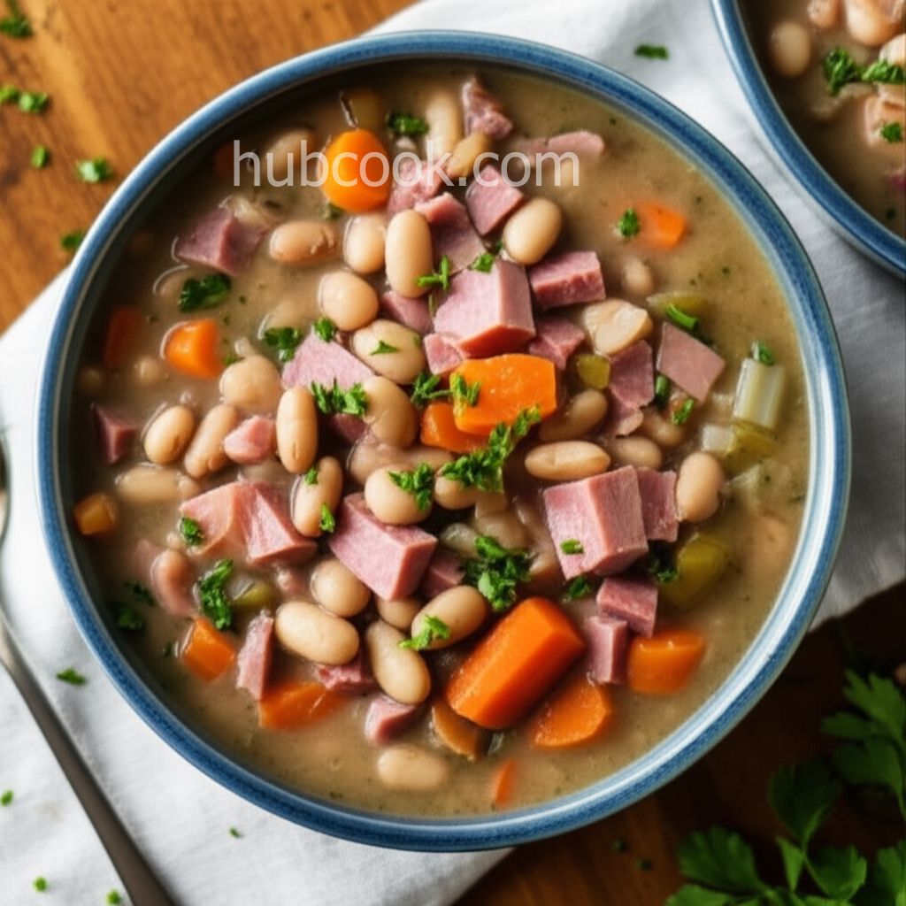 Navy Bean and Ham Soup