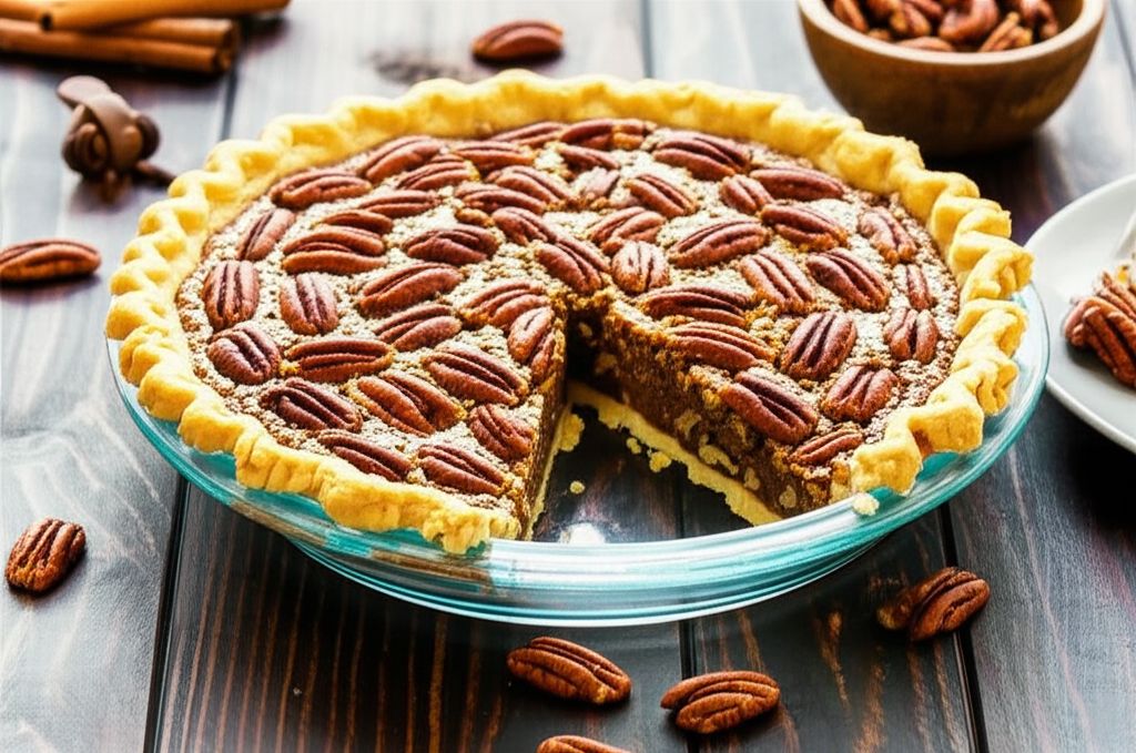 New Orleans Chocolate Bourbon Pecan Pie