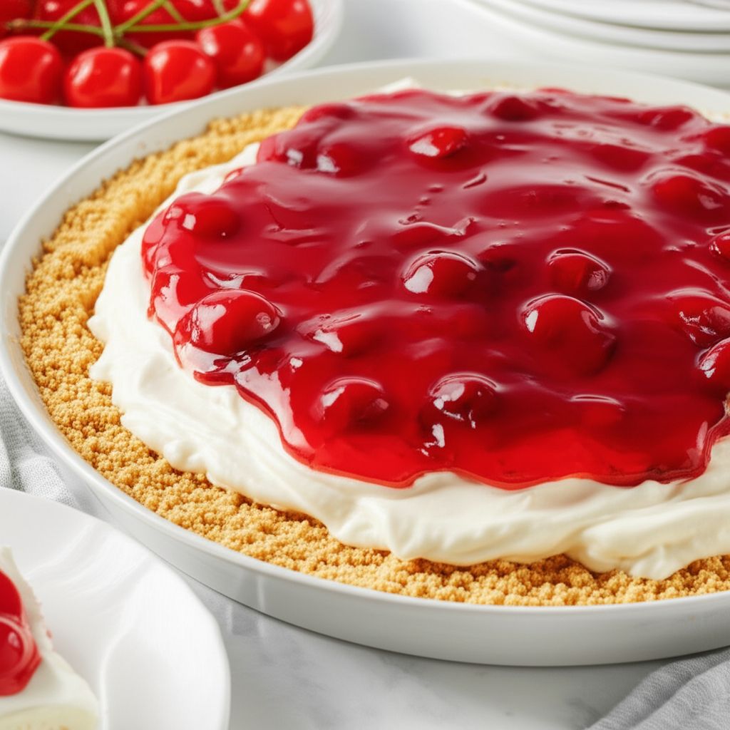 No-Bake Cherry Cheese Pie