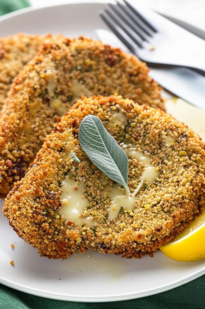 Parmesan Sage Pork Chops