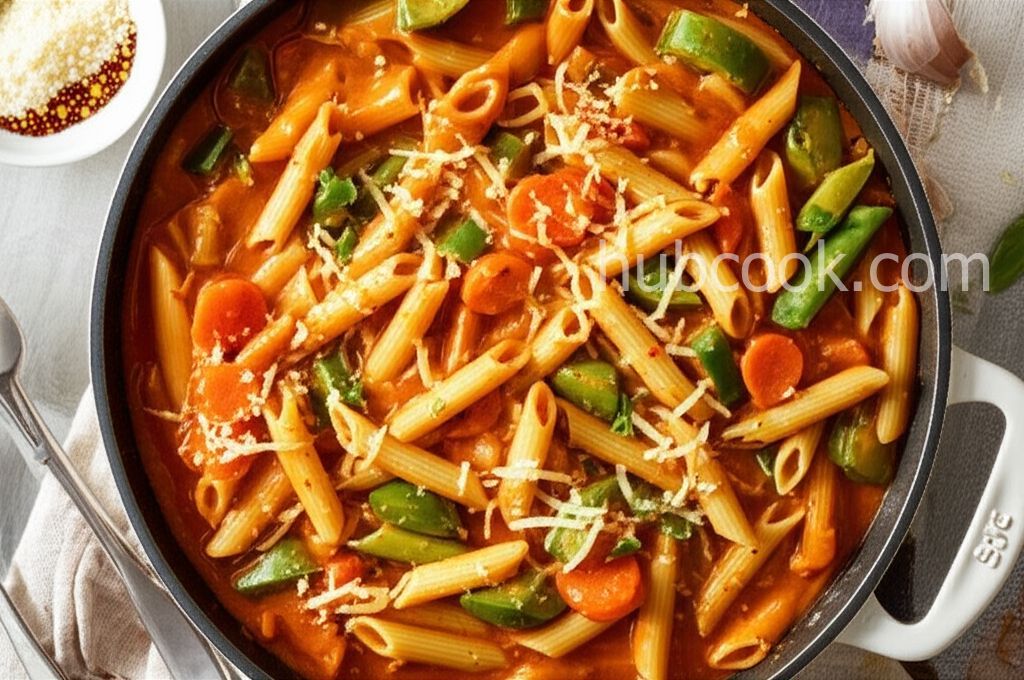 Pasta Primavera with Smoked Gouda