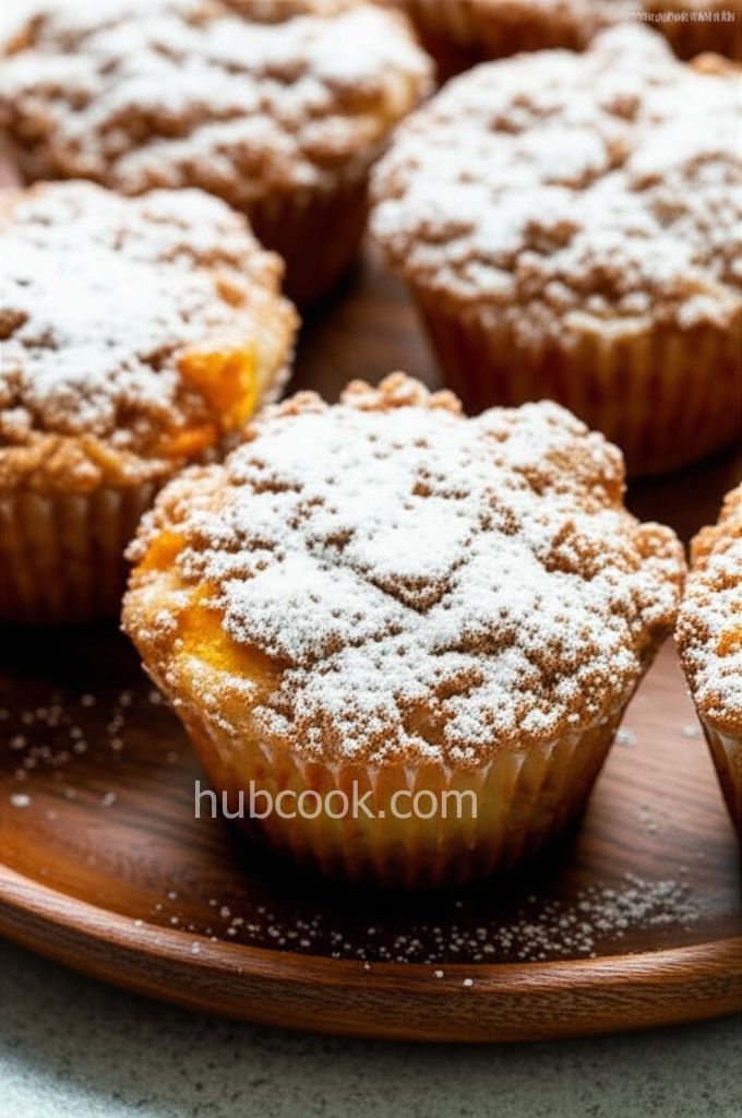 Peach Cobbler Muffins