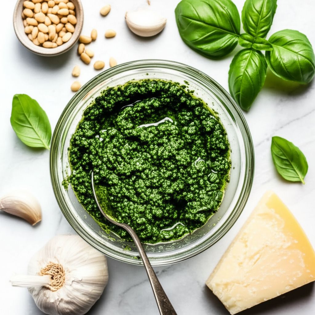 Pesto Genovese (Authentic Italian Basil Pesto)