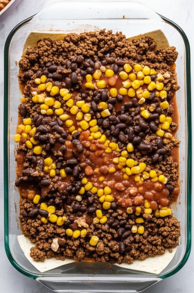 Quick and Easy Burrito Casserole