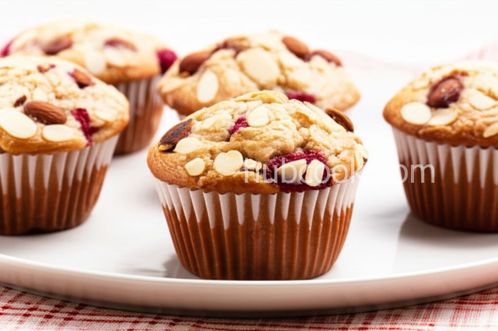 Raspberry Almond Muffins