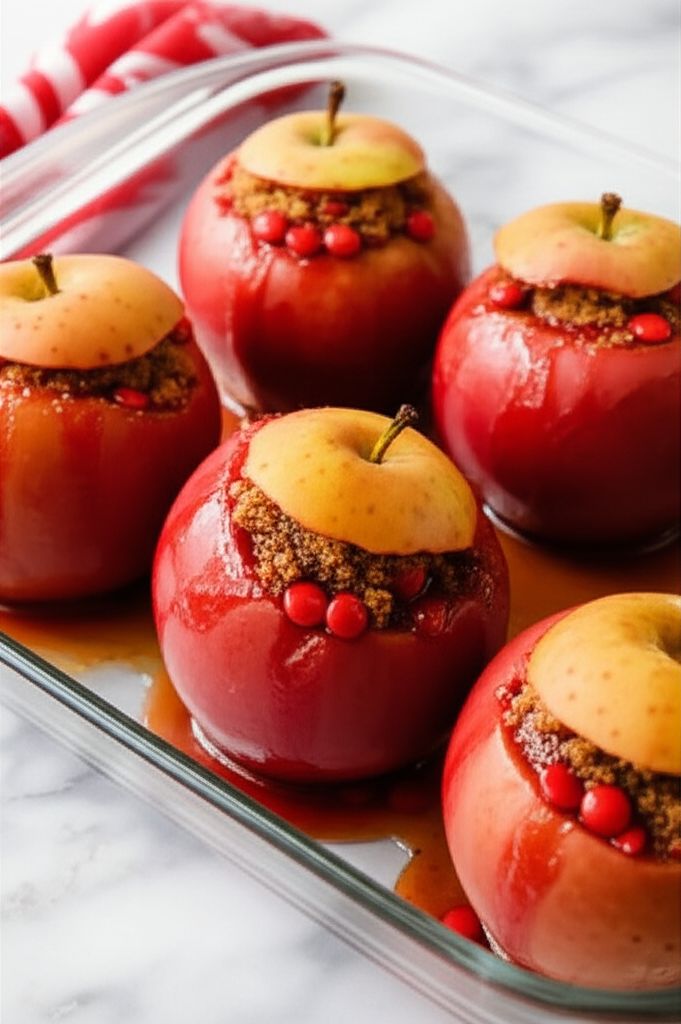 Red Hot Baked Apples