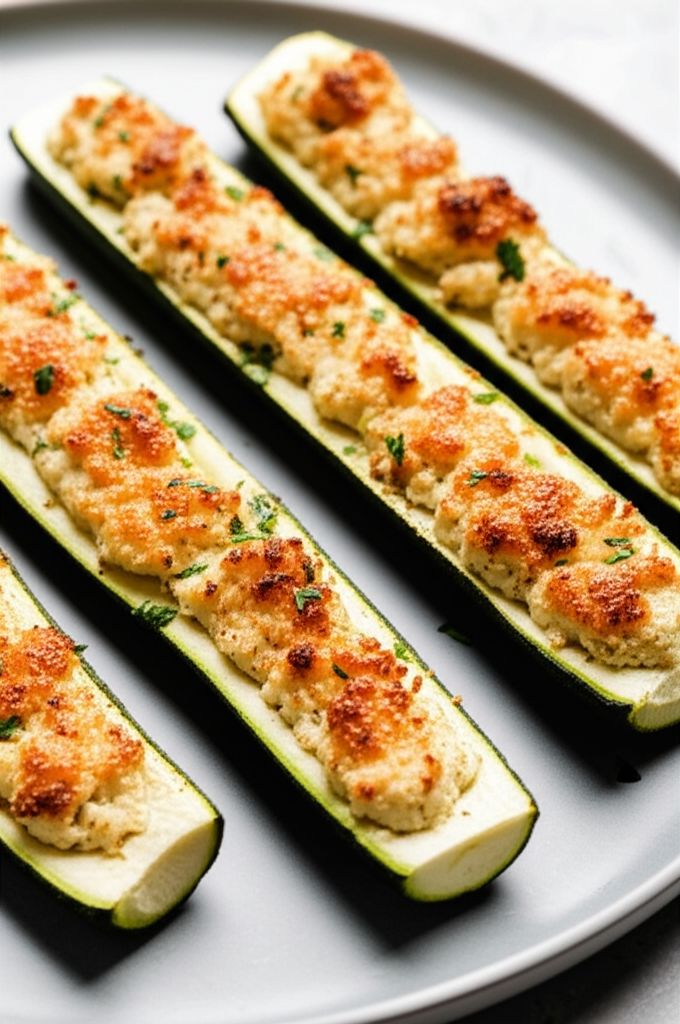 Ricotta-Stuffed Zucchini