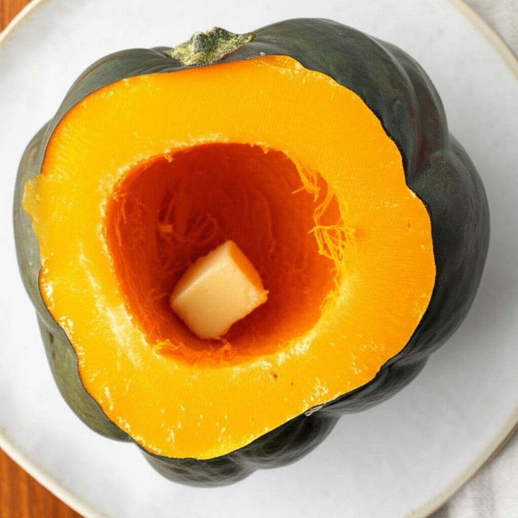 Roasted Acorn Squash with Brown Sugar