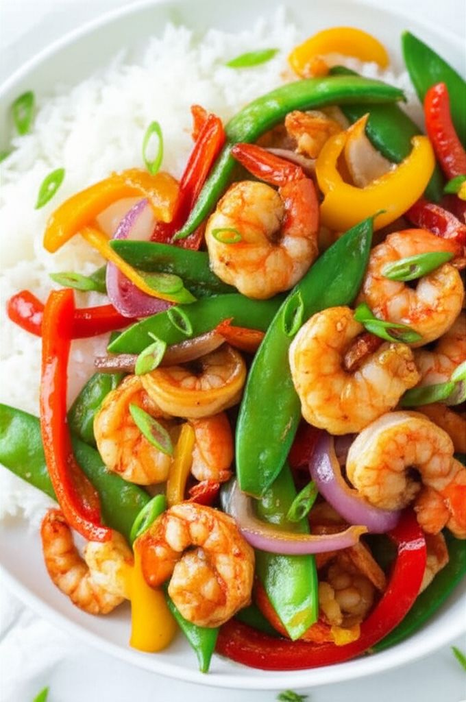 Shrimp and Pepper Stir-Fry