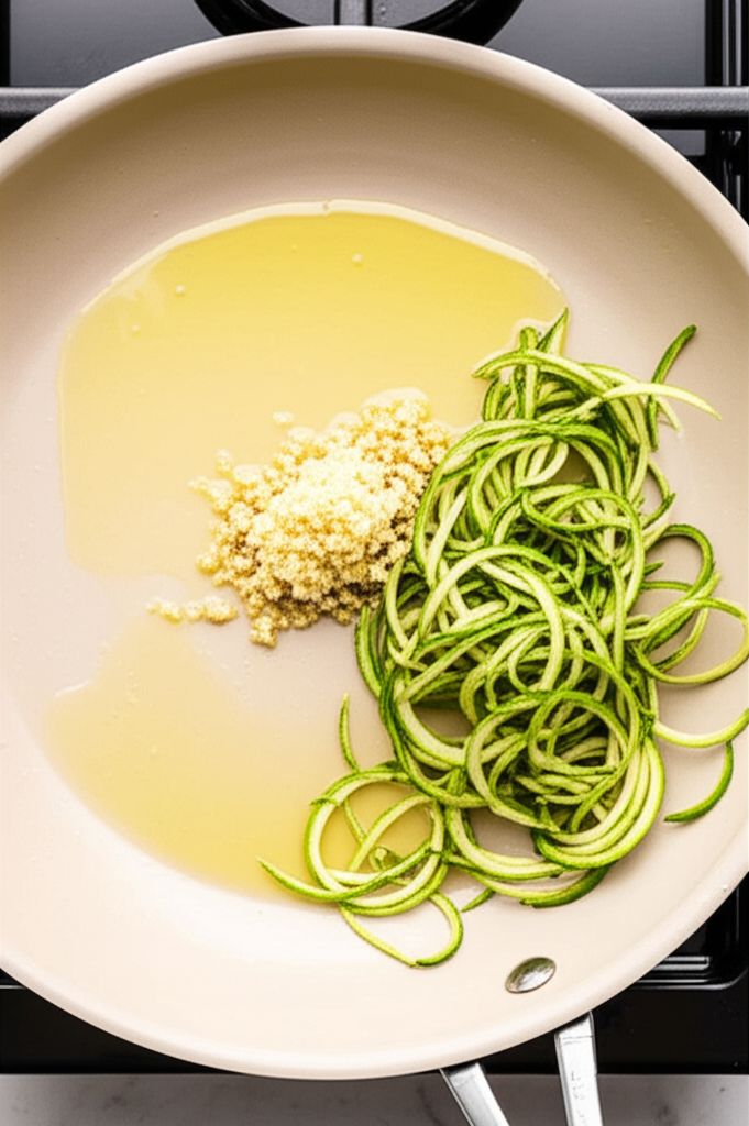 Shrimp Florentine with Zoodles