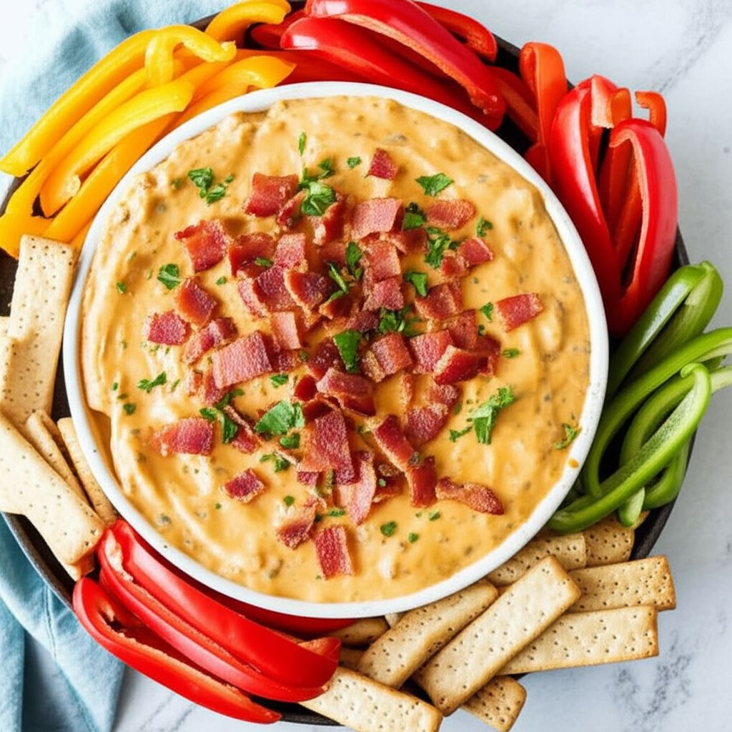 Slow Cooker Bacon Cheeseburger Dip