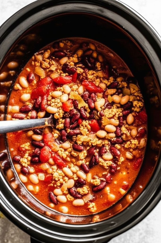 Slow Cooker Turkey Chili