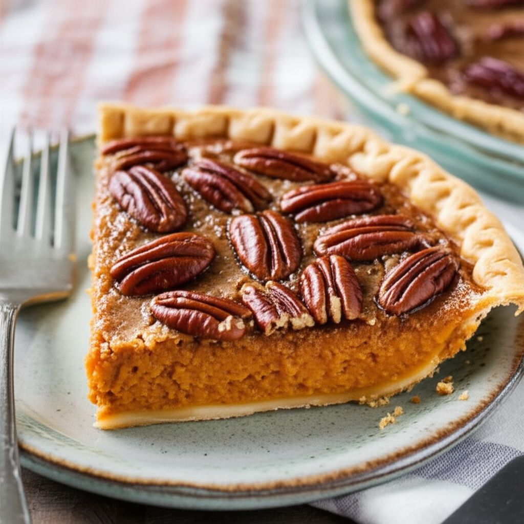 Sweet Potato Pecan Pie