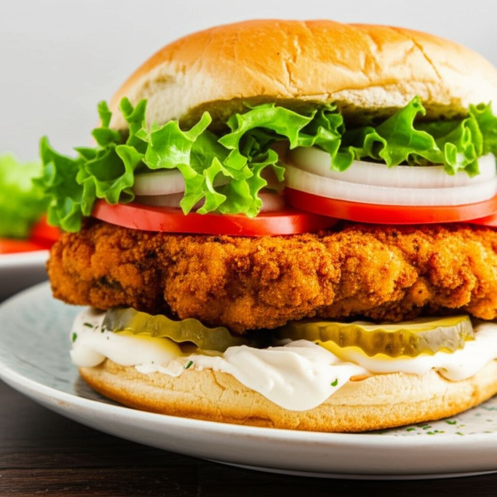 Traditional Indiana Breaded Tenderloin Sandwich