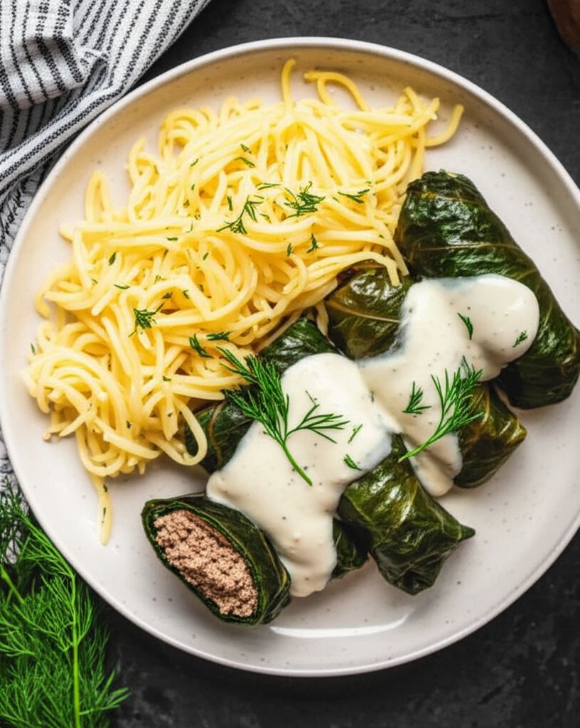 Ukrainian Beet Green "Cabbage" Rolls