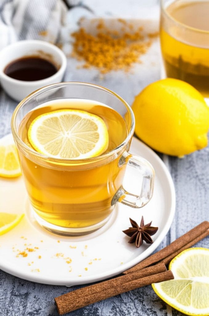 Warm Lemon, Honey, and Ginger Soother
