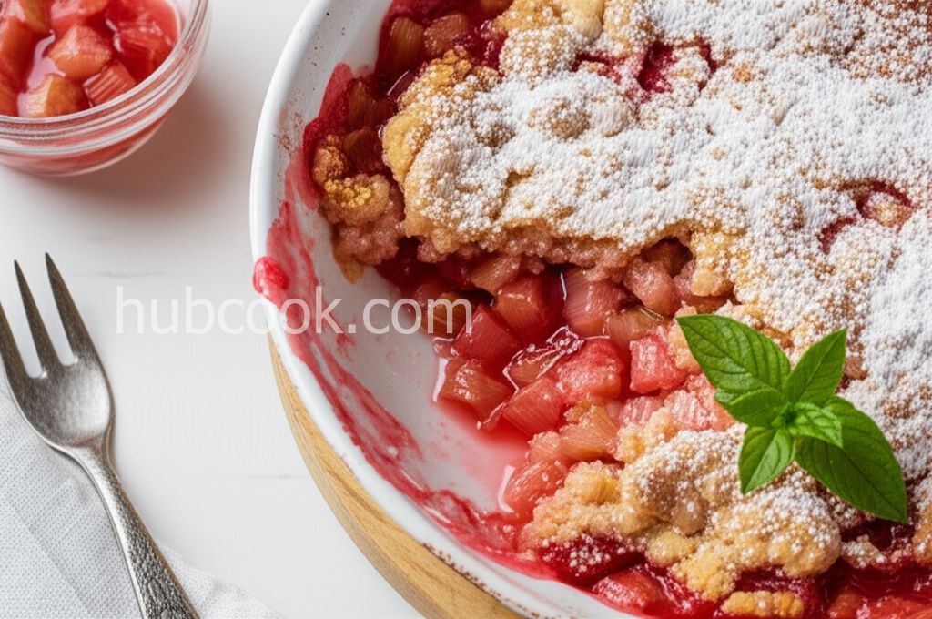Rhubarb Cobbler