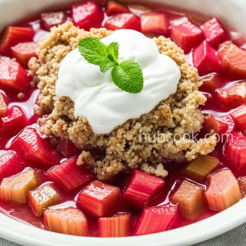 Rhubarb Crisps and Crumbles