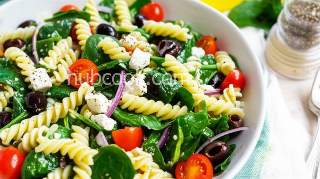 Spinach Pasta Salad